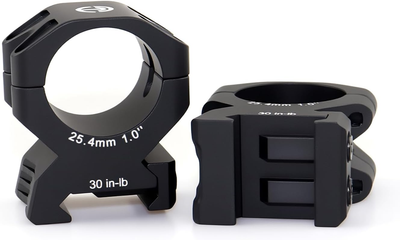 Precision Rifle Scope Rings - 6061-T6 Aluminum Picatinny Scope Mounts