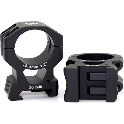 Precision Rifle Scope Rings - 6061-T6 Aluminum Picatinny Scope Mounts for Hunting & Tactical Shooting - Techhunters