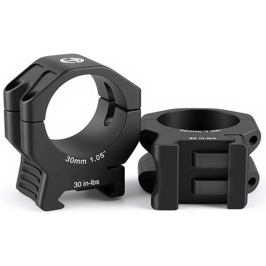 Precision Rifle Scope Rings - 6061-T6 Aluminum Picatinny Scope Mounts for Hunting & Tactical Shooting - Techhunters