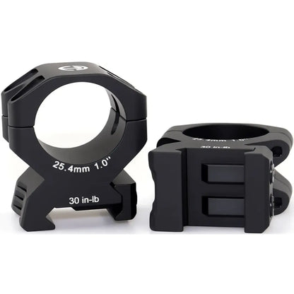 Precision Rifle Scope Rings - 6061-T6 Aluminum Picatinny Scope Mounts for Hunting & Tactical Shooting - Techhunters